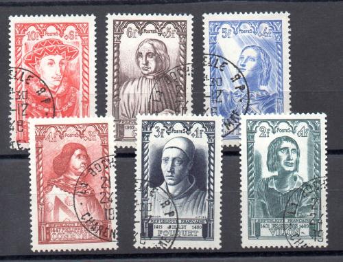 Francia A&ntilde;o 1946 N&ordm; Yvert 765/70 (o)
